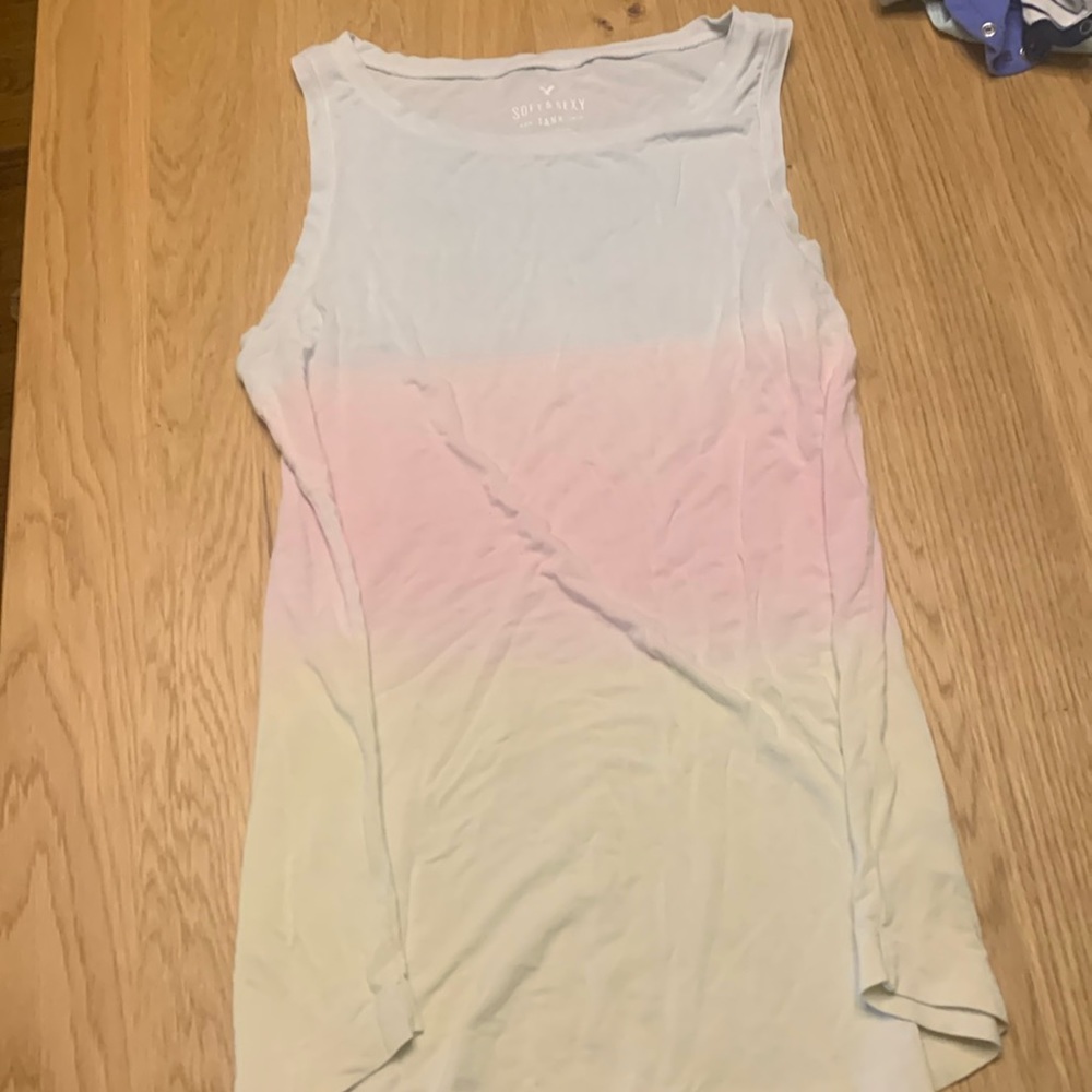AEO soft & sexy tri color tank